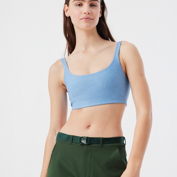 Outdoor Voices Double Time Bra, Morning Blue - Picture 1 of 6
